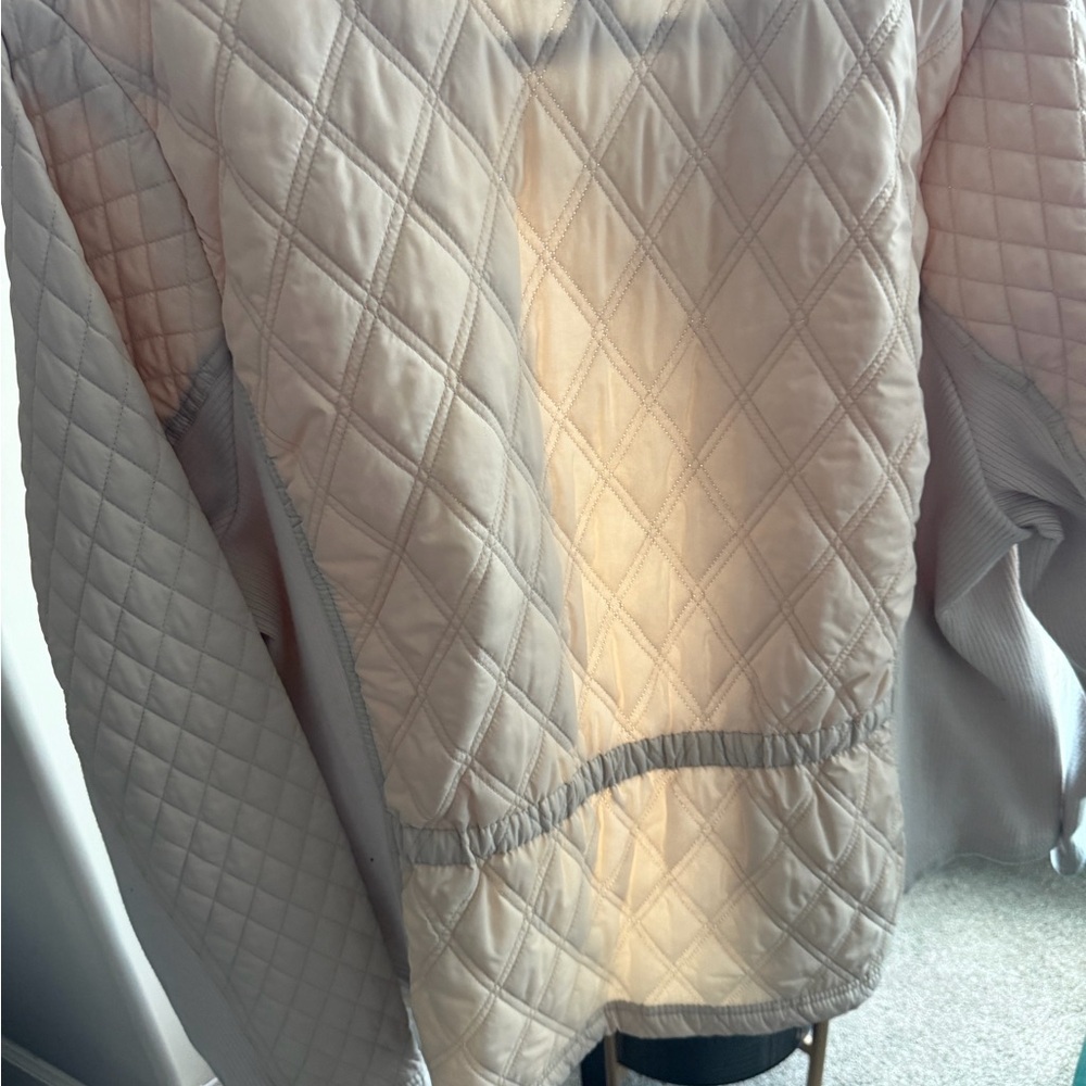 Plus Size- Ava & Viv Cream/Off White Quilted Women's Jacket- 3X - Picture 8 of 9
